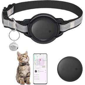 Google Android Cat Tracker Collar, Mini Cat GPS Tracker, Smart Pet Activity Trackers, No Subscription, GPS Cat Collar Certified Finder, Anti-Lost, Finder Tag for Vehicles, Pets, Kids, Items 1 Pack in Saudi Arabia