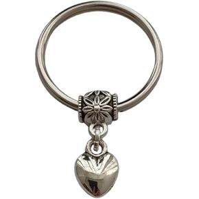Love Heart Charm Keychain Cute Small Heart Pendant Key Ring Accessories for Boyfriend Girlfriend in Kuwait