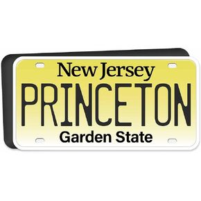 Princeton New Jersey Magnet for Car - Garden State NJ License Plate Flexible Fridge Magnet - Cute Jersey Girl Gift for Alumni & Students in Kuwait