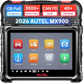 Autel MaxiCheck MX900 OBD2 Scanner with BST106 (Same Functionality as BT506) All System Diagnostic Scan Tool for Cars 40+ Reset Services Autos Maxisys Tool Upgrade of Autel MX808 MD808 MK808 S PRO in Kuwait
