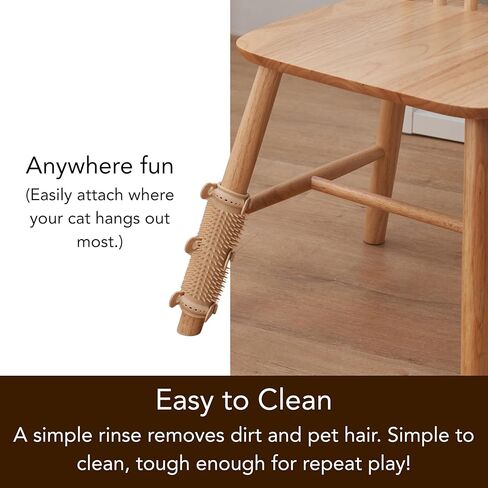 قطعتان من جهاز تدليك القطط من PetPals Anywhere مع أشرطة قابلة للتعديل وشعيرات سيليكون ناعمة، تناسب أشجار القطط والأثاث والمزيد، أداة تهذيب مهدئة وسهلة التنظيف للقطط الداخلية in Kuwait