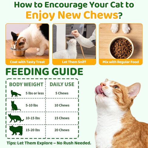 Flea and Tick Prevention for Cats, 500 Cat Flea Treatment with Probiotics Chewables, Crunchy & Creamy Treats Natural Oral Flea Supplement with Skin & Coat, Digestive Support - Chicken, Krill Flavor in Kuwait