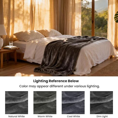 gogobunny Waterproof Blanket for Dogs and Cats, Reversible Flannel Double-Sided Furniture Protector for Couch Sofa Bed Against Spills & Pet Fur (60" x 80", Dark Grey/Light Grey) in Kuwait