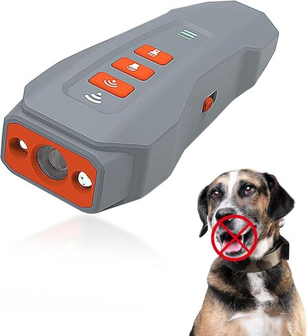 2026 Upgraded Anti Barking Device for Dogs, Ultrasonic Dog Bark Deterrent, Dog Bark Deterrent Devices, Best Anti-Barking Device, 3 Modes & LED Light Portable Indoor & Outdoor in Kuwait