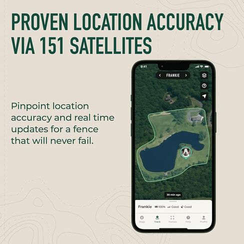 SpotOn GPS Dog Collar Nova Edition، سياج GPS لاسلكي، حدود يتم التحكم فيها من خلال التطبيق، لا يلزم الاشتراك in Kuwait