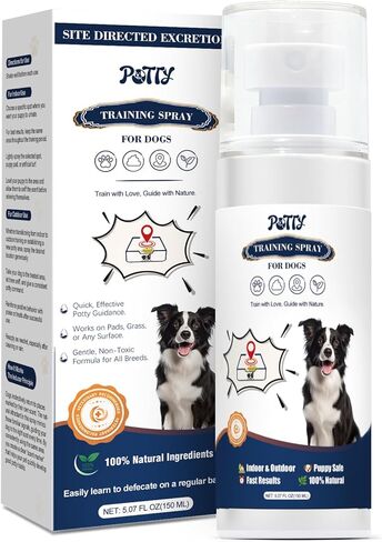 Potty Training Spray for Dogs, Go Here Dog Potty Training Spray & Dog Pee Spray, Puppy Potty Training Aid for Housebreaking, Natural Indoor & Outdoor Use, 5.07 Fl OZ in Kuwait