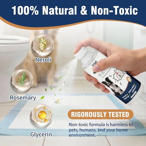 Potty Training Spray for Dogs, Go Here Dog Potty Training Spray & Dog Pee Spray, Puppy Potty Training Aid for Housebreaking, Natural Indoor & Outdoor Use, 5.07 Fl OZ in Kuwait