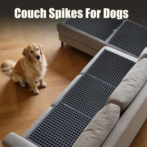 10 Pack Scat Mat for Dog with Spikes, Scat Mat Keep Dogs Off Couch, Dog Repellent Mat Deterrent Indoor, Training Pads Keep Dogs Off Bed&Desk, 16 x 13 Inch Garden Scat Mats Outdoor&Indoor in Kuwait