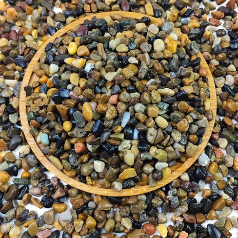 FANTIAN 5 lbs Aquarium Gravel, Pea Gravel for Fish Tank,1/4 Inch Decorative River Rocks for Aquarium Succulent Vase Plant Soil Cover and Outdoor Landscaping in Kuwait