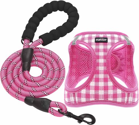 Dog Harness Step-in Breathable Puppy Cat Dog Vest Harnesses for Small Medium Dogs in Kuwait