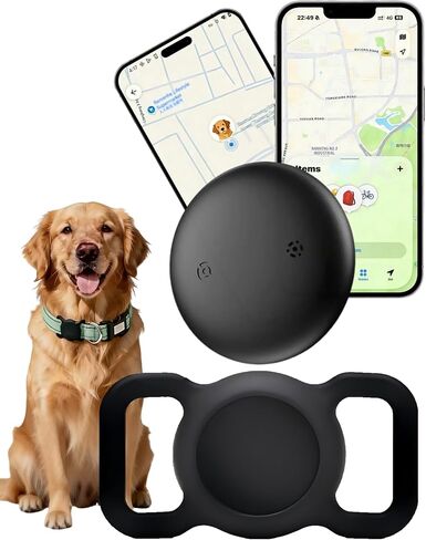 GPS Tracker for Dogs Collar (iOS & Android) - Dogs GPS Tracker Smart Pet Activity Tracker, No Subscription, Works with Google Find Hub & Apple Find My App, Anti-Lost for Keys, Pet Items (1 Pack) in Saudi Arabia