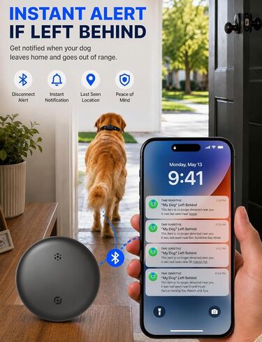 GPS Tracker for Dogs Collar (iOS & Android) - Dogs GPS Tracker Smart Pet Activity Tracker, No Subscription, Works with Google Find Hub & Apple Find My App, Anti-Lost for Keys, Pet Items (1 Pack) in Saudi Arabia