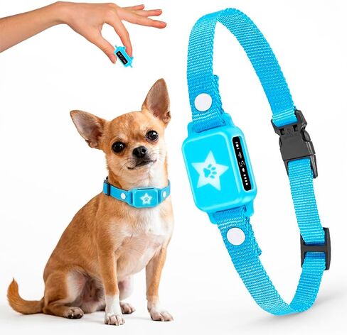 Bark Collar for Small Dogs 5-15 lbs with Magnetic Charging – No Shock, 3 Beep & Vibration Modes, 5 Sensitivity Levels – Humane Stop Anti-Barking Device – Dog Training Bark Collar (Black/Red Heart) in Kuwait