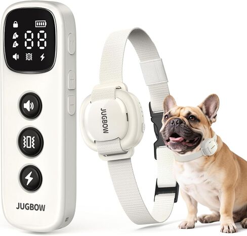 Shock Collar for Small Dogs - 4200FT Dog Training Collar with Remote for 5-30lbs Mini Small Dogs, IPX8-Waterproof Rechargeable E-Collar with Beep (1-9), Vibration(1-3), Safe Shock(0-16) in Kuwait