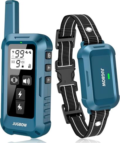 Dog Shock Collar - 4200FT Dog Training Collar with Remote, IPX8 Waterproof Electric Collar with 4 Training Modes, Security Lock, Rechargeable e-Collar for Dogs 10-120lbs in Kuwait