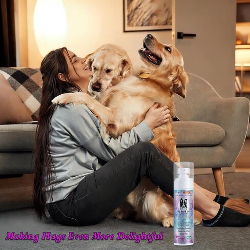 Dog Cologne Spray Long Lasting Baby Powder Scent Perfume Conditioner for Dogs Cats Grooming Smooth Hair Keep Fresh Smell Control Odors Reduce Static Detangles, Natural Non-Sticky 3.4 fl oz in Kuwait