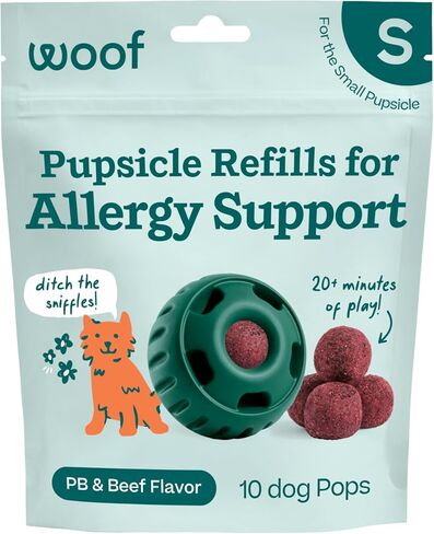 WOOF Pupsicle Refill Pops for Calming - Long-Lasting Refills for The Pupsicle Toy to Promote Calm - Calming Dog Treats - Magnesium for Dogs- Large Pops - 7 Count in Kuwait