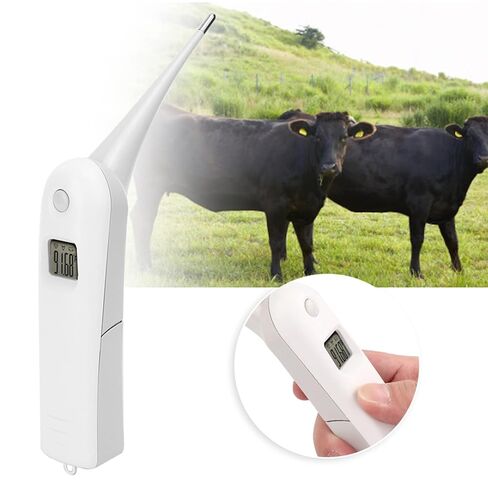 Gavigain Animal Electronic Ehermometer Fast Digital Veterinary Thermometer for Dogs, Cats, Horse,Cattle, Pigs in Kuwait