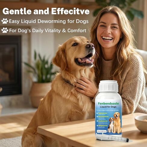 Dewormer for Dogs Fenbendazole for All Wormers, Roundworms , Hookworms , Whipworms and Tapeworms Broad Spectrum in Kuwait