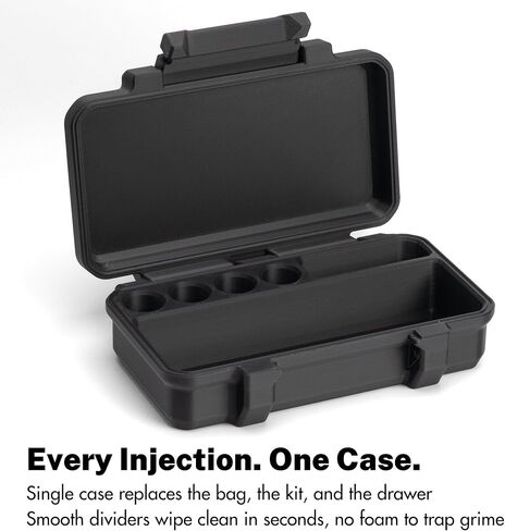 3ml Vial, Syringe, and Skin Wipe Case | Fridge and Freezer Safe for Travel and Fridge Organization in Kuwait