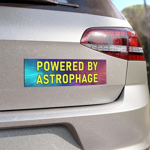 Powered by Astrophage Sticker 2x6 SciFi Fun Stickers in Kuwait
