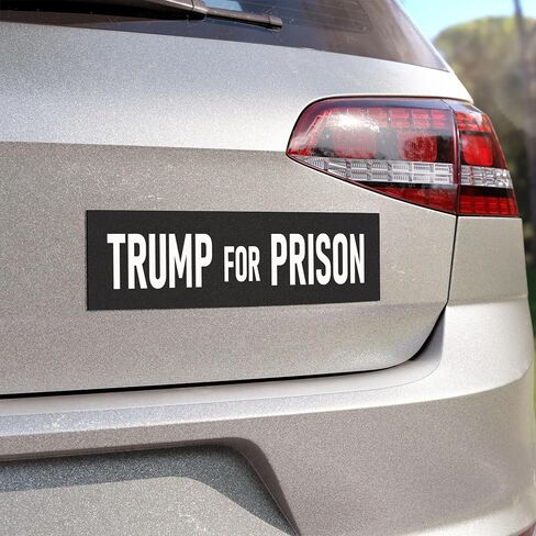Trump for Prison Sticker 2x6 Anti Donald Trump Stickers in Kuwait
