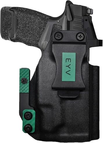 IWB Gun Holster for Concealed Carry - Fits for the Springfield Prodigy 3.5" TLR7 HLX | Handmade Kydex Pistol Holsters w/Custom Claw Kit & Colored Accessory Options | EYV Holsters in Kuwait