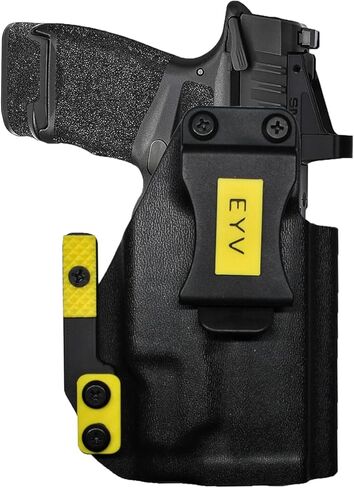IWB Gun Holster for Concealed Carry - Fits for the Springfield Prodigy 3.5" TLR7 HLX | Handmade Kydex Pistol Holsters w/Custom Claw Kit & Colored Accessory Options | EYV Holsters in Kuwait