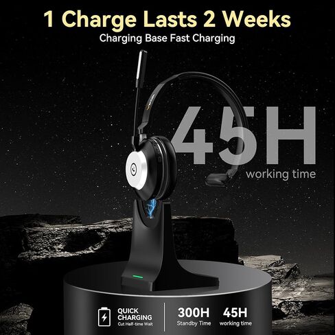 Wantek سماعة رأس USB مع ميكروفون لإلغاء الضوضاء وعناصر التحكم في الخط، سماعة كمبيوتر للكمبيوتر المحمول ومركز الاتصال للأعمال Skype Zoom SoftPhone، سماعة رأس سلكية للمكتب، دردشة واضحة، راحة فائقة in Kuwait