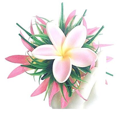 Moana Hair Clip Hawaiian Flower Hairpiece Beach Lilo Blossom Hair Accessory for Women Large Adult Hair Clip Granchos Para el cabello Realistic Luau Hula Orchid Hair Barrette by Aviella Aloha in Kuwait