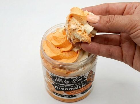 Dreamsicle Orange and Jasmine Whipped Soap and Shave Cream, Paraben-Free, Sensitive Skin, Moisturizing - 20 Oz. in Kuwait