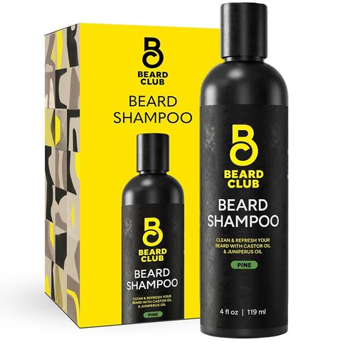 The Beard Club Original Premium Beard Shampoo - Natural & Nourishing Formula for Soft, Clean & Healthy Facial Hair - Gentle on Skin - Sulfate & Paraben Free - 4 fl oz in Saudi Arabia