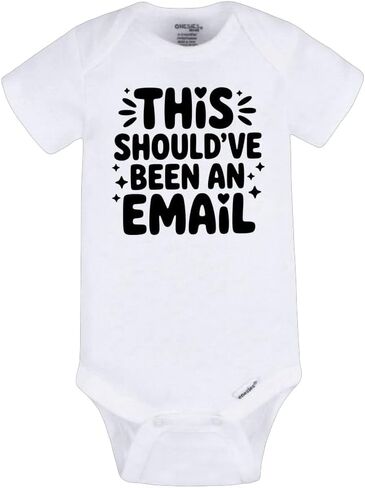 This Should've Been an Email Baby Bodysuit | Funny | babies | baby in Kuwait