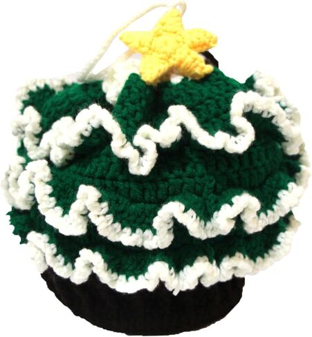 Lovely Star Christmas Tree Handbag Knitted Crochet Cake Bag Crossbody Shoulder Bag Women Lady Girl Makeup Bag in Saudi Arabia