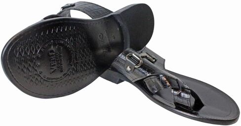 حذاء صندل جلد إيطالي للرجال من Jo Black Croco in Kuwait