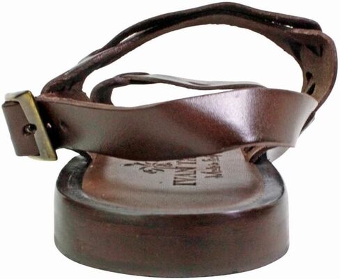 Mario Brown Italian Leather Sandals For men in Kuwait