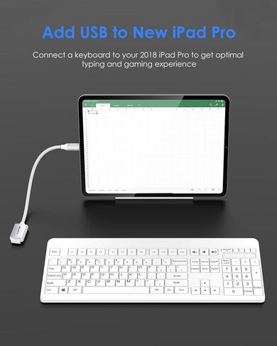LENTION USB C to USB 3.0 Adapter, Type C Male to USB 3.0 Female OTG Converter Compatible 2023-2016 MacBook Pro, New iPad Pro/Mac Air/Surface, Chromebook, Phone/Tablet (CB-C6-1P, Rose Gold) in Saudi Arabia