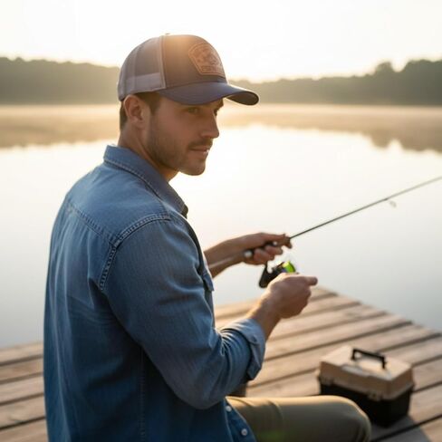 BUBBLEHEAD INK Ain't Caught Sh*t Fishing Club, Fisherman Fishing Gifts for Men, Dad, Funny Fishing Gift for Outdoorsman (Crappie) Black in Kuwait