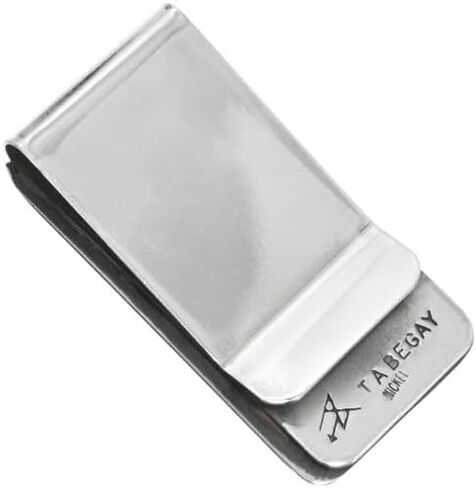 Native American Walking Heartline Bear Money Clip Traditional Navajo Pattern on Silver Clamp 1189 in Kuwait
