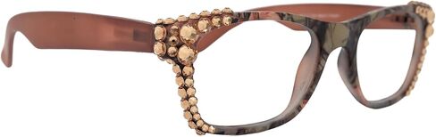NY FIFTH AVENUE The Forester, (Bling) Women Reading Glasses W (Light Colorado) Genuine European Crystals. in Kuwait