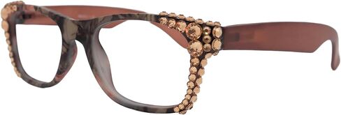 NY FIFTH AVENUE The Forester, (Bling) Women Reading Glasses W (Light Colorado) Genuine European Crystals. in Kuwait