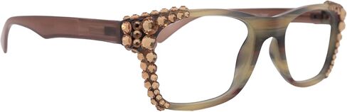 NY FIFTH AVENUE Kelly, (Bling) Women Reading Glasses W (Light Colorado) Genuine European Crystals. in Kuwait