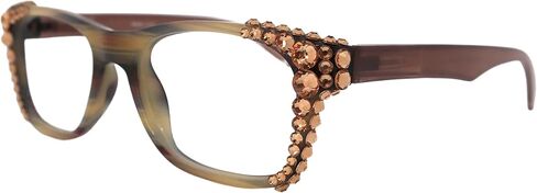 NY FIFTH AVENUE Kelly, (Bling) Women Reading Glasses W (Light Colorado) Genuine European Crystals. in Kuwait