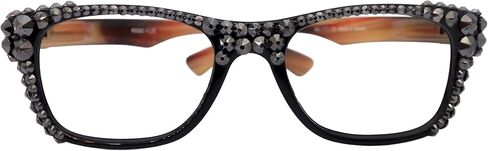 NY FIFTH AVENUE Kelly, (Bling) Women Reading Glasses W (Hematite) Full top European Crystals. in Kuwait