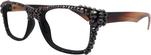NY FIFTH AVENUE Kelly, (Bling) Women Reading Glasses W (Hematite) Full top European Crystals. in Kuwait