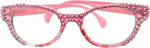 NY FIFTH AVENUE Versailles, (Bling) Reading Glasses 4 women W (Rose) Full top Genuine European Crystals in Kuwait
