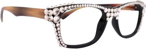 NY FIFTH AVENUE Kelly, (Bling) Women Reading Glasses W (Clear) Full top European Crystals. in Kuwait