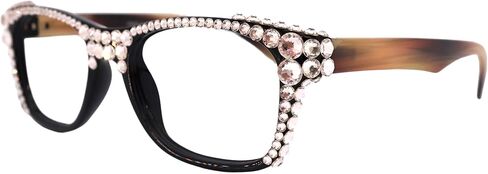 NY FIFTH AVENUE Kelly, (Bling) Women Reading Glasses W (Clear) Full top European Crystals. in Kuwait