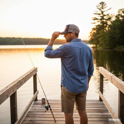 BUBBLEHEAD INK Ain't Caught Sh*t Fishing Club, Fisherman Fishing Gifts for Men, Dad, Funny Fishing Gift for Outdoorsman (Northern Pike) Black in Kuwait