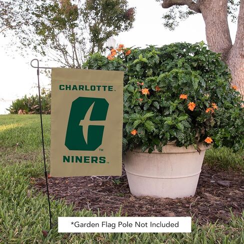 لافتة علم جامعة ديزيرت كاكتوس في كارولينا الشمالية، شارلوت جاردن، UNCC Forty Niners 49ers، 100% بوليستر (تصميم E) in Saudi Arabia